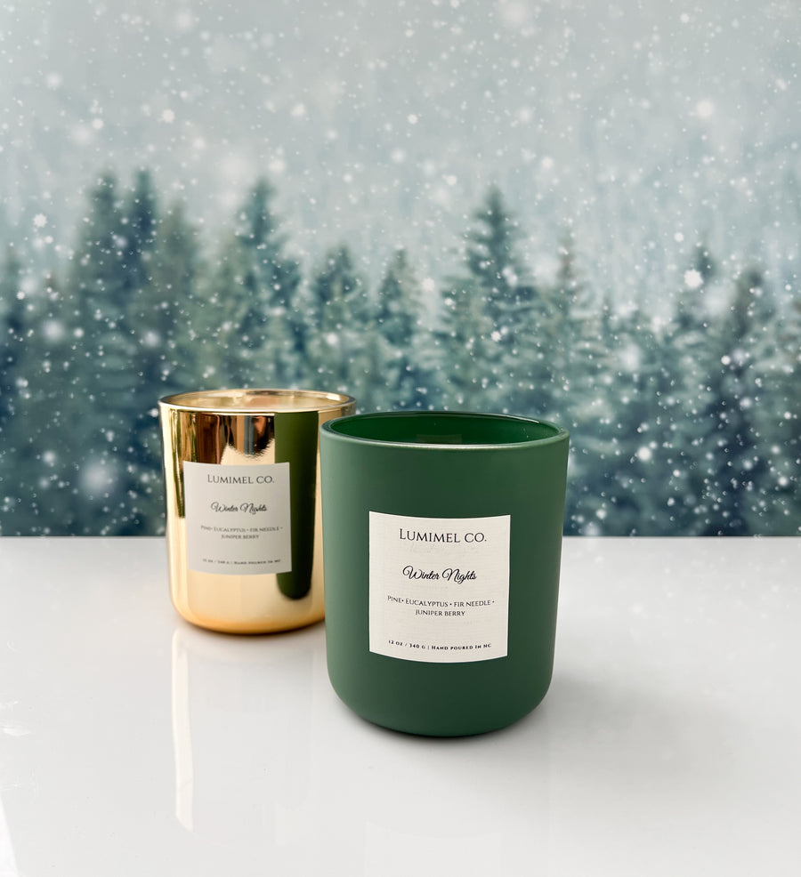 Winter Nights Candle