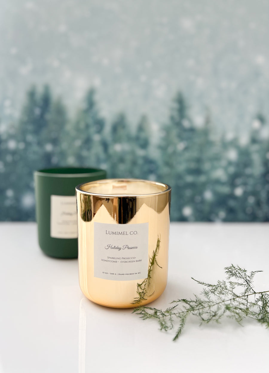 Holiday Prosecco Candle